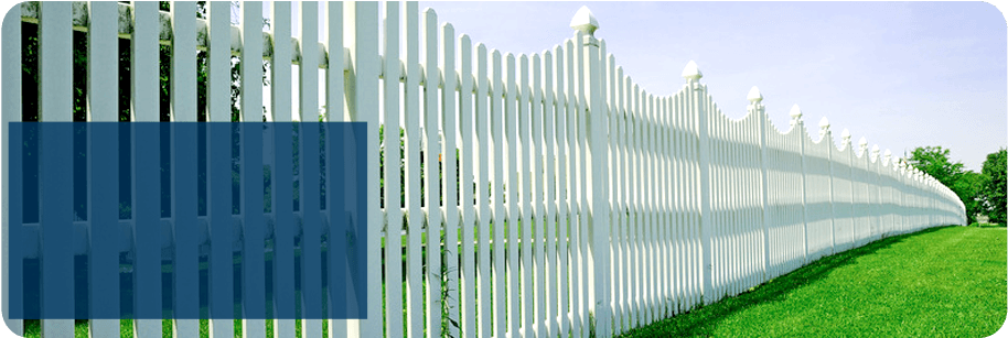 White Fencing - Picket Fence (950x350), Png Download