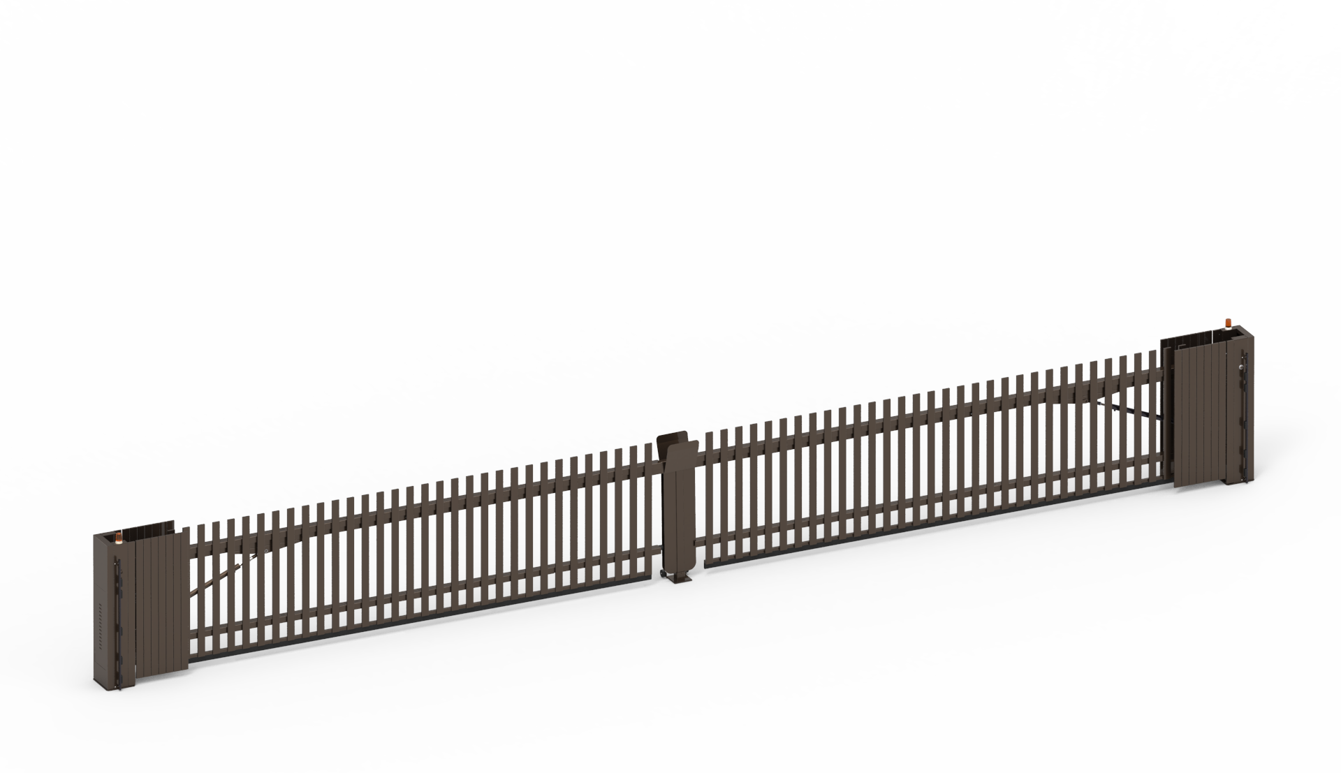 X I V-std Double - Picket Fence (1920x1107), Png Download