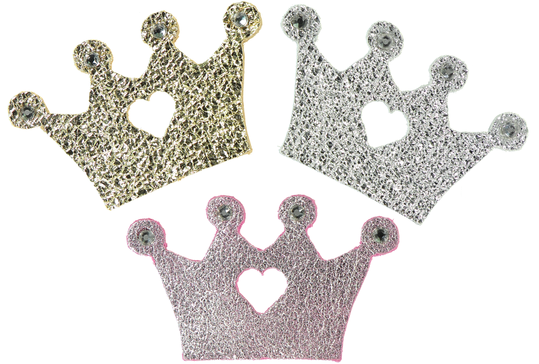Leather Hairclip Princess Crown - Earrings (1799x1215), Png Download
