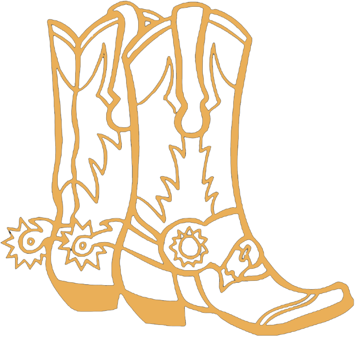 Boots - Cowboy Boots Clipart (736x698), Png Download