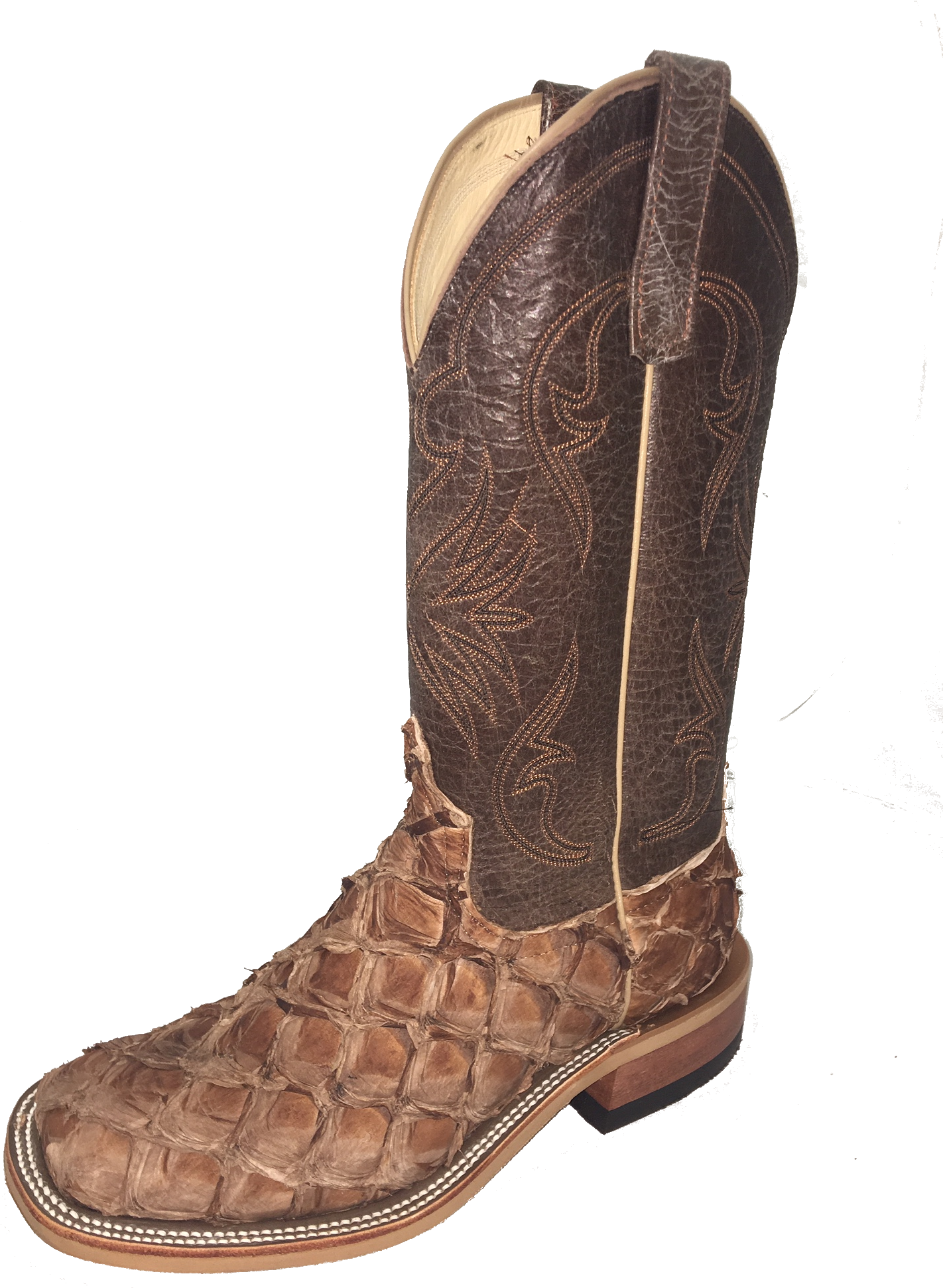 Men's Anderson Bean Cigar Matte Big Bass Western Exotic (1512x2016), Png Download
