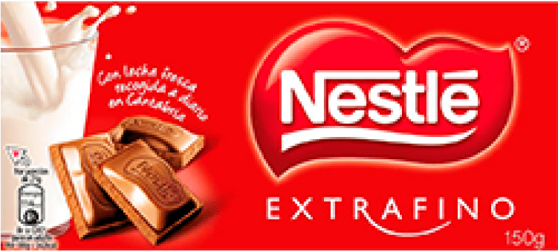 Nestle Milk Chocolate Logo 4 By Jennifer - Tableta De Chocolate Peso (800x800), Png Download