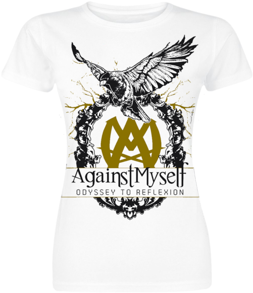 T-shirt Mirror White Girly - Bald Eagle (600x600), Png Download
