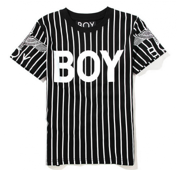 Freeuse Stock Boy London Striped T - Shirt (600x860), Png Download