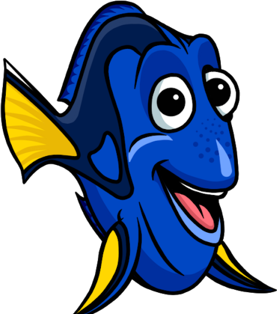 Dory Clipart Nemo And Dory Clipart At Getdrawings Free - Dory Fish Cartoon Png (1024x1024), Png Download