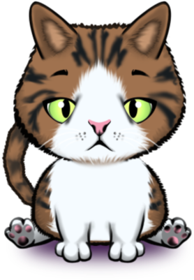 Kitty Snatch Cute Cat Stickers Messages Sticker-1 - Domestic Short-haired Cat (618x618), Png Download