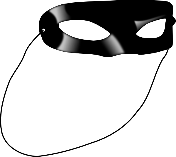 Mask Clip Art - Free Mask Clip Art (600x535), Png Download