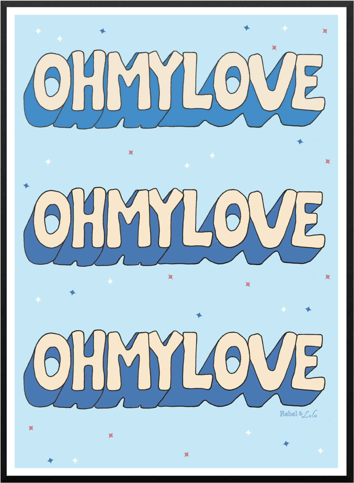 Oh My Love Print - Poster (1673x2048), Png Download