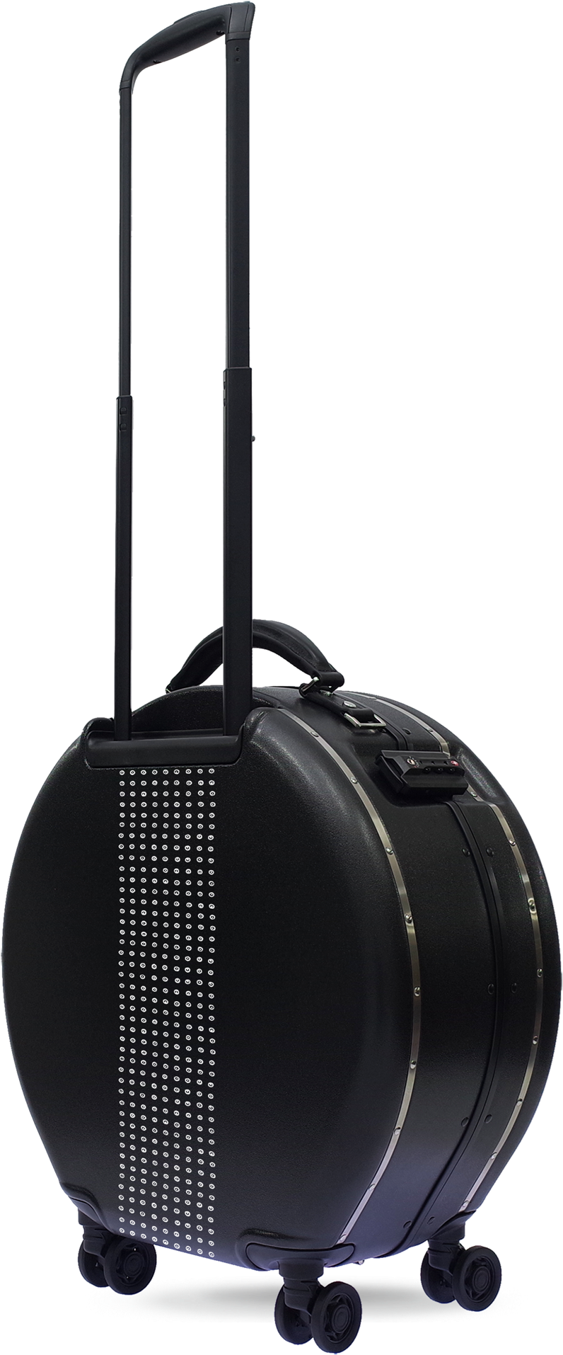 Picture Of Ookonn X 10 Corso Como Round Black Rolling - Round Luggage Bags (1576x1920), Png Download