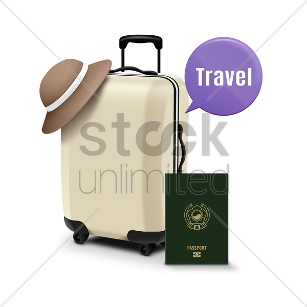 Luggage Clipart Trolley Bag - Baggage (600x600), Png Download