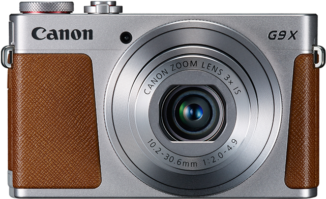 Canon Powershot G9 X Silver Front - Canon Powershot G9x (640x480), Png Download