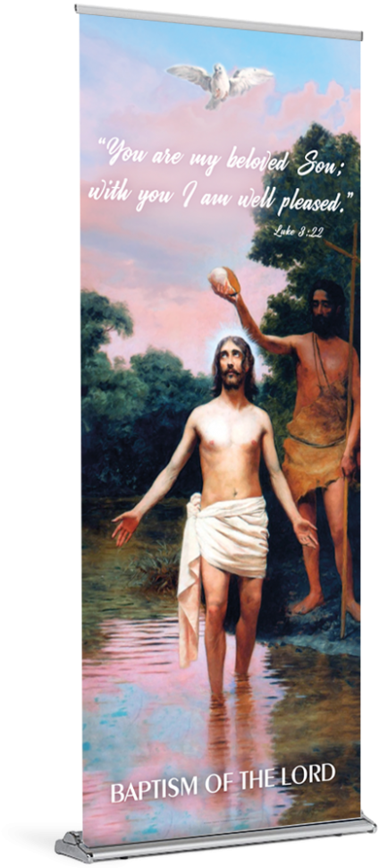 Tap To Expand - Baptism Of Jesus (1024x1024), Png Download