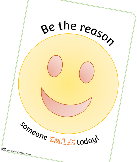 Happysmilepostercover - Smiley (1000x667), Png Download