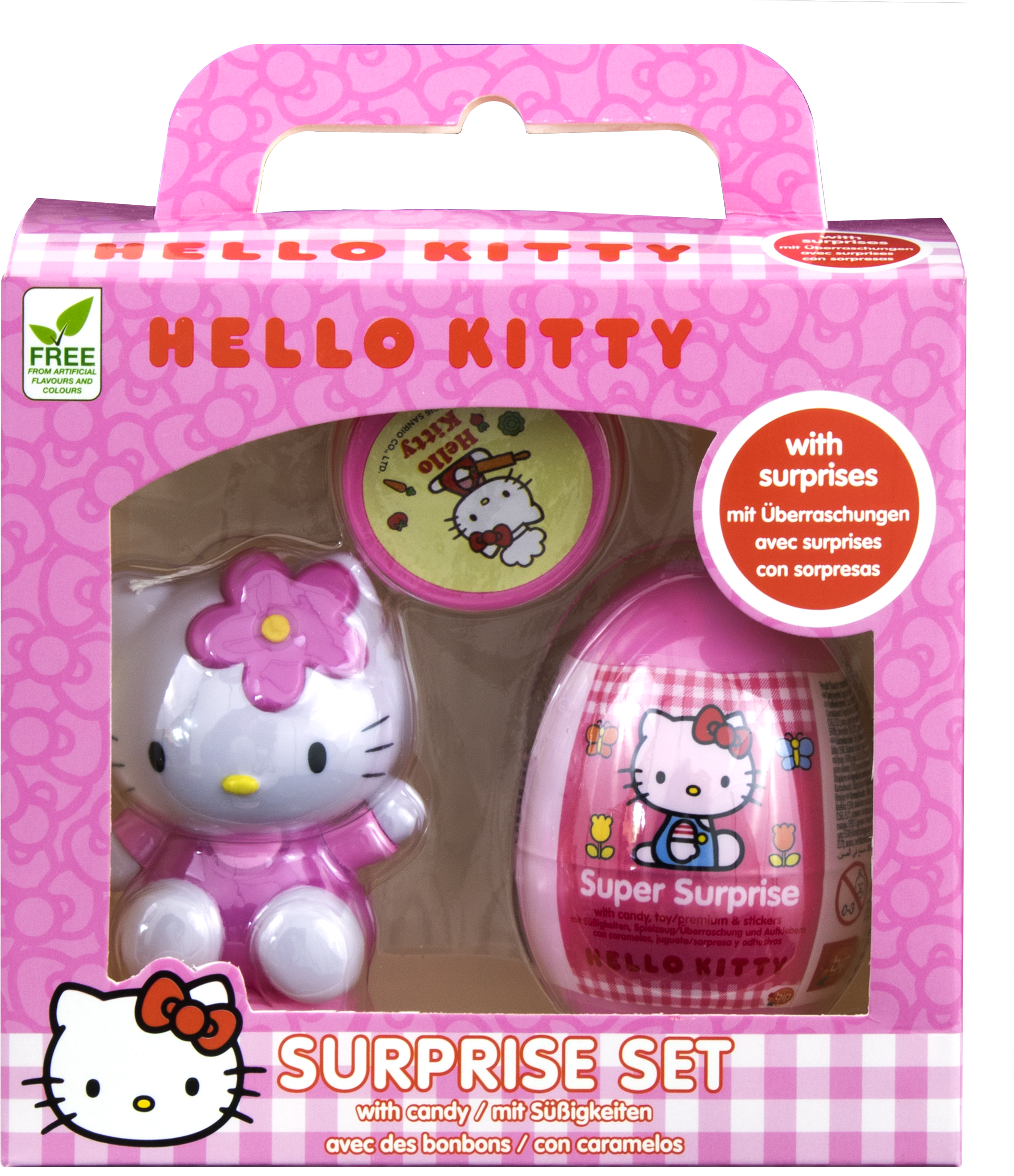 Hello Kitty Surprise Set (2296x2447), Png Download