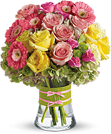 Fashionista Blooms Hartford Florist Raes Dillon Chapin - Fashionista Blooms Teleflora (368x460), Png Download