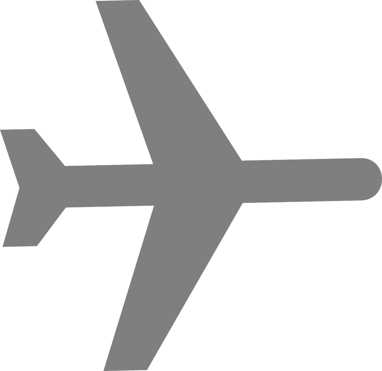 Vector Graphics, - White Airplane Clip Art (1280x1244), Png Download