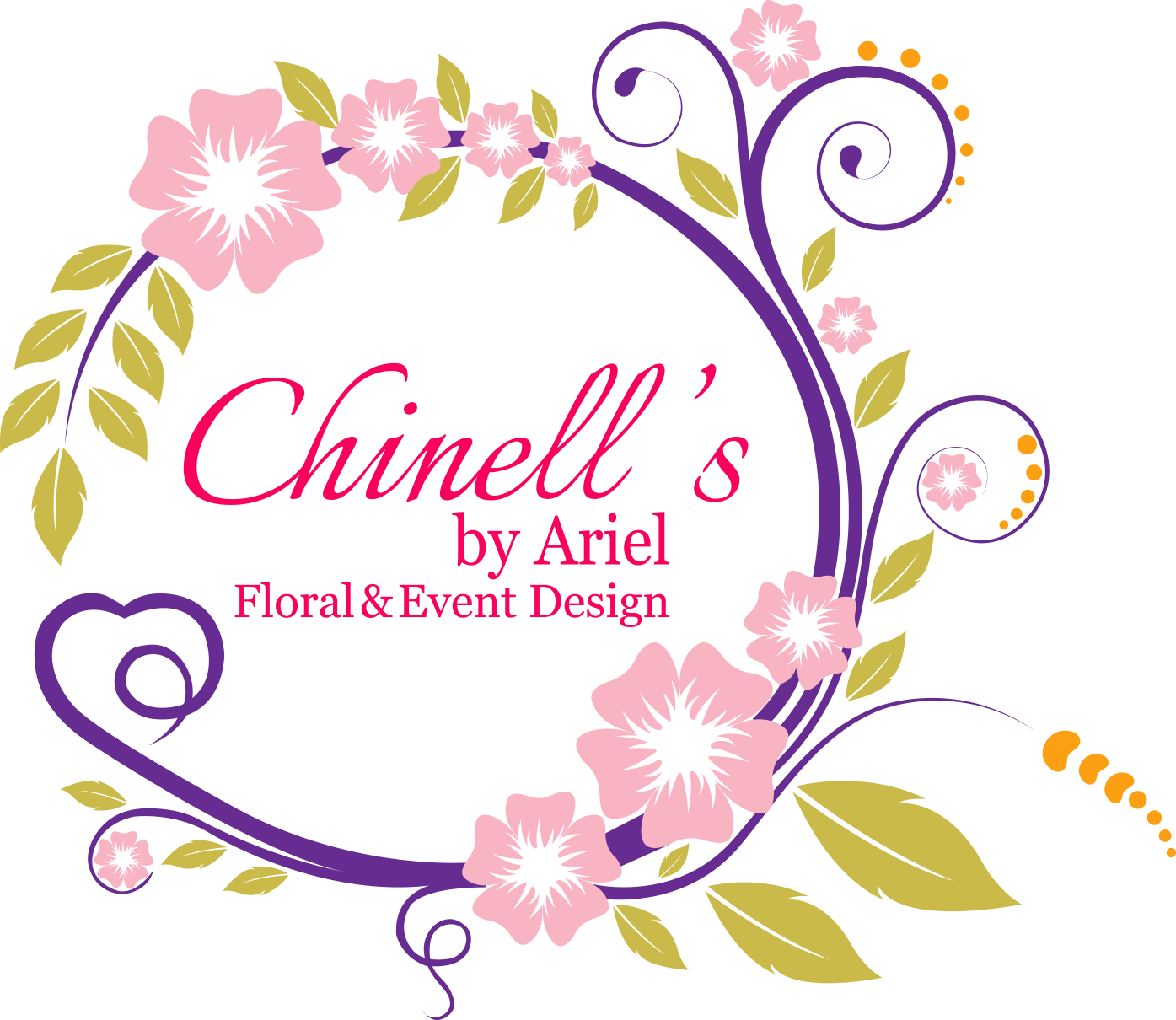 Chinell's By Ariel - Flower Black And White Design Borders (1395x1210), Png Download