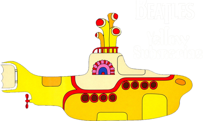 Submarine Png Hd - Beatles Yellow Submarine Clipart (800x450), Png Download