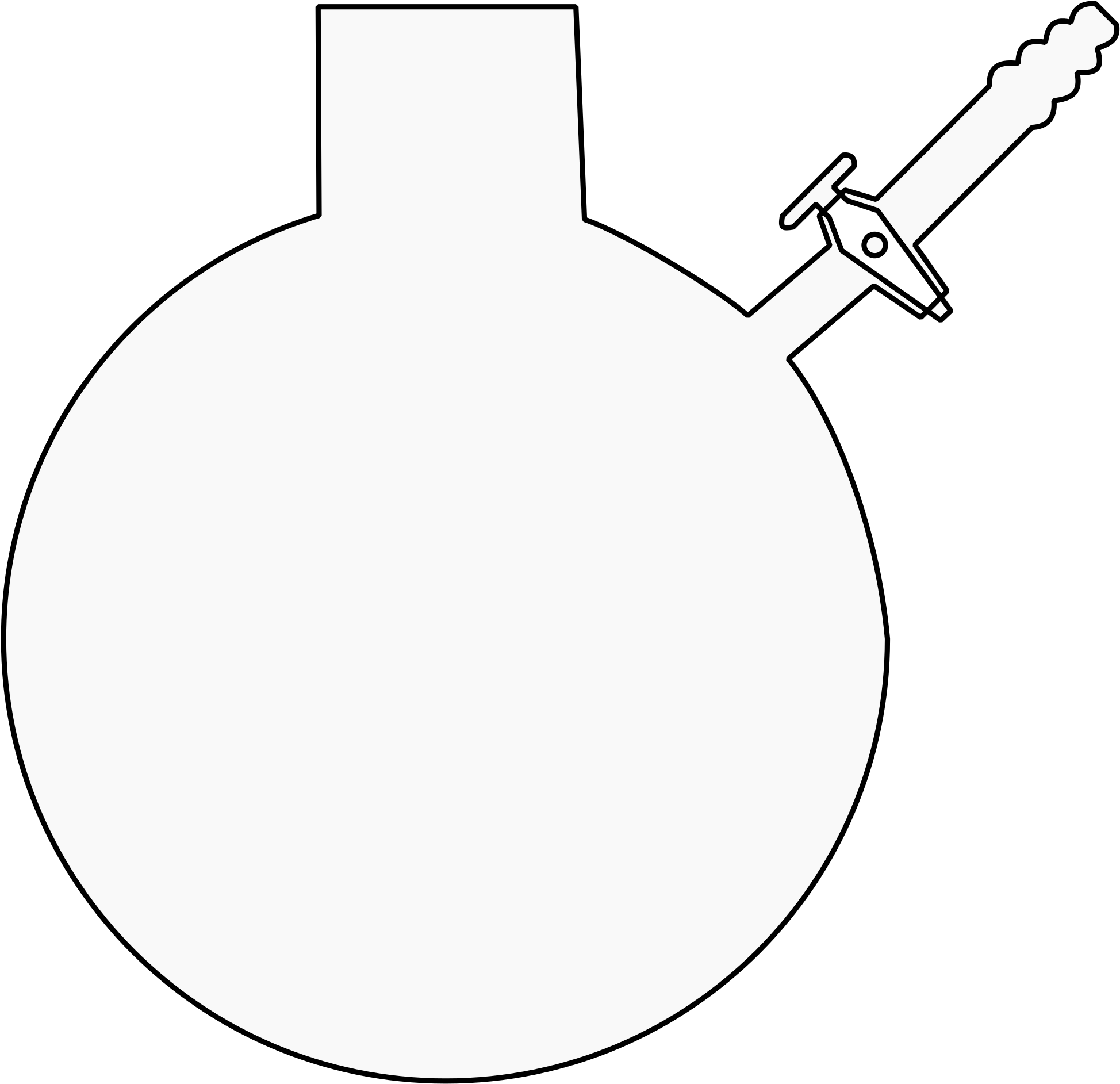 Open - Schlenk Flask (2000x2000), Png Download