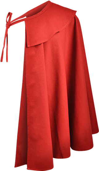 Tilly Premium Cotton Cloak - Duffle Coat Rouge Femme (555x555), Png Download