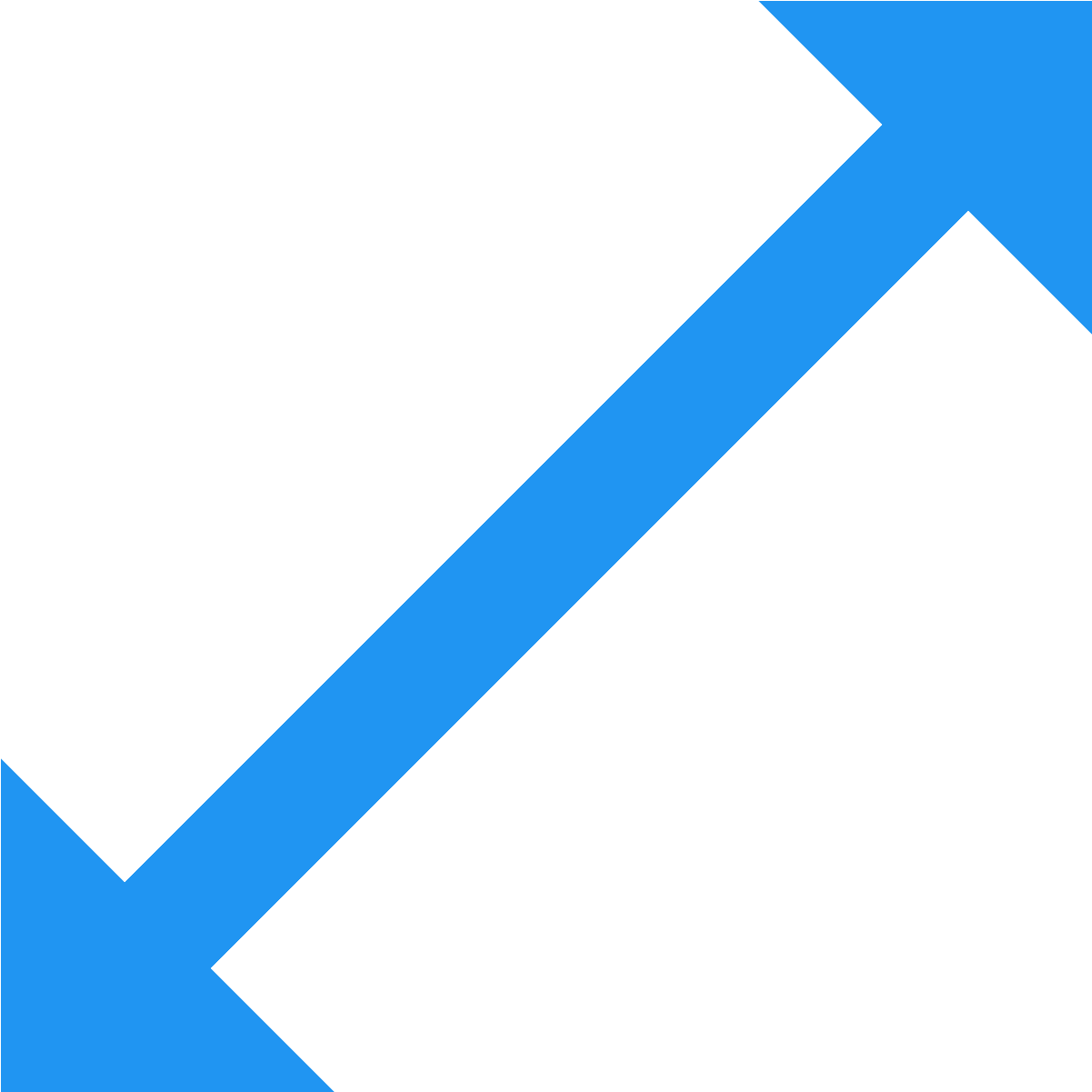 Redimensionner En Diagonal Icon - Zoom Out Map Icon (1600x1600), Png Download