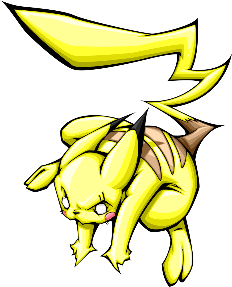 Smash-pikachu (1000x1247), Png Download