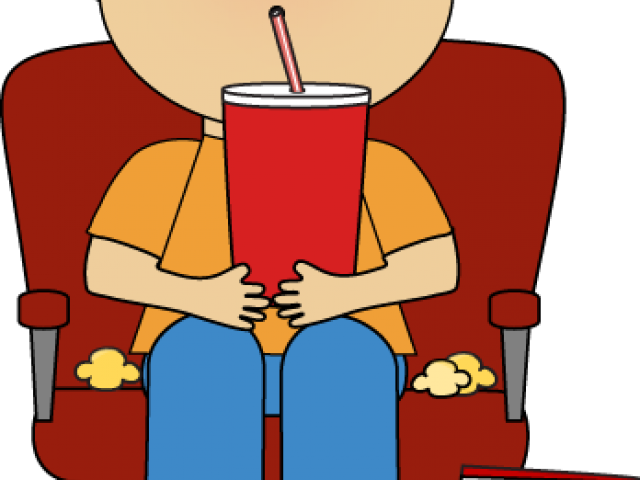 Movie Clipart And Popcorn - Movie Theatre Seats Cartoon (640x480), Png Download