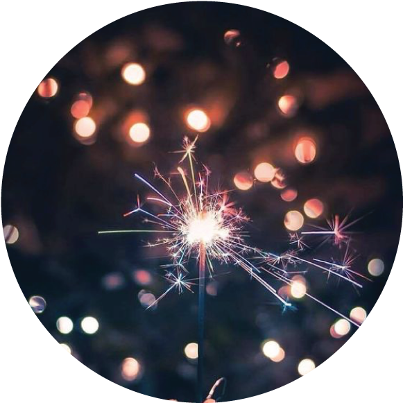 Sparklers-01 - Año Nuevo (591x591), Png Download