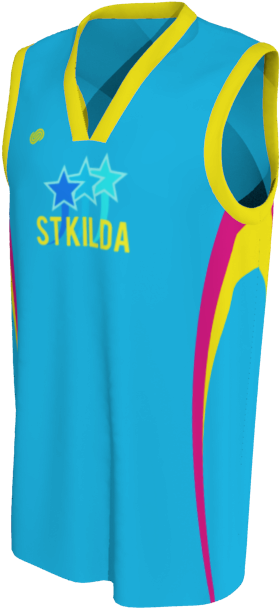 St Kilda Sparklers Basketball Uniform - Active Shirt (800x800), Png Download