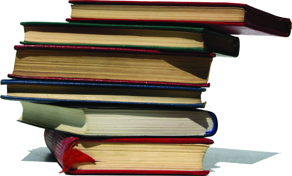 Stack Of Books Transparent - Stacks Of Books Png (992x600), Png Download