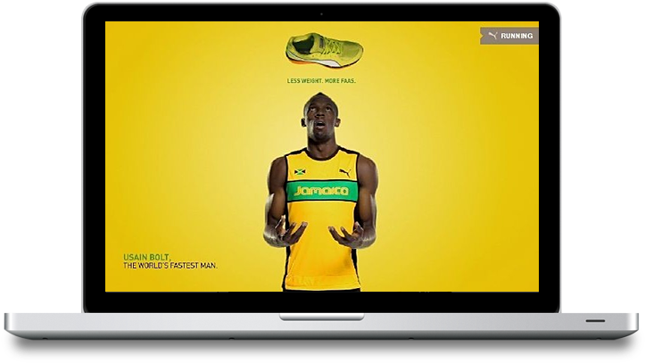 Puma Shoe Magic- Tv Commercials - Led-backlit Lcd Display (760x436), Png Download