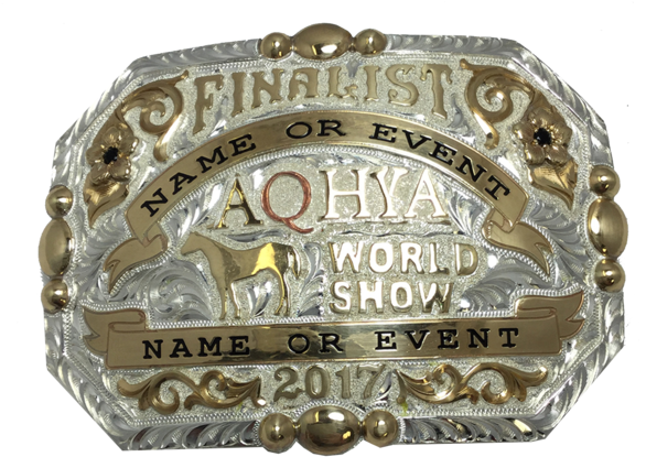 Youth World Show Finalist Buckle - World (600x522), Png Download