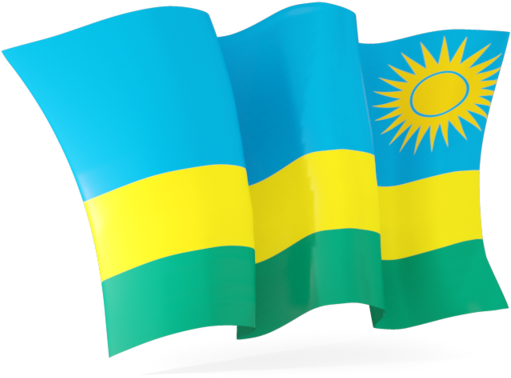 Rwanda Flag Wave (640x480), Png Download