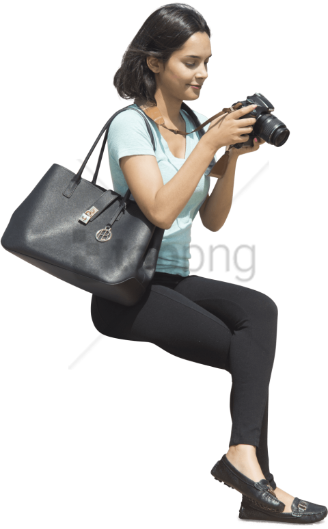 Free Png Download Woman Sitting Cutout Png Images Background - Cutout Sitting (480x773), Png Download
