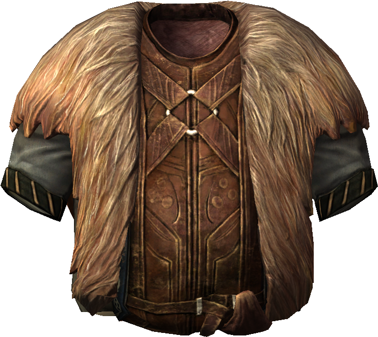 Fur Trimmed Cloak Skyrim (755x755), Png Download