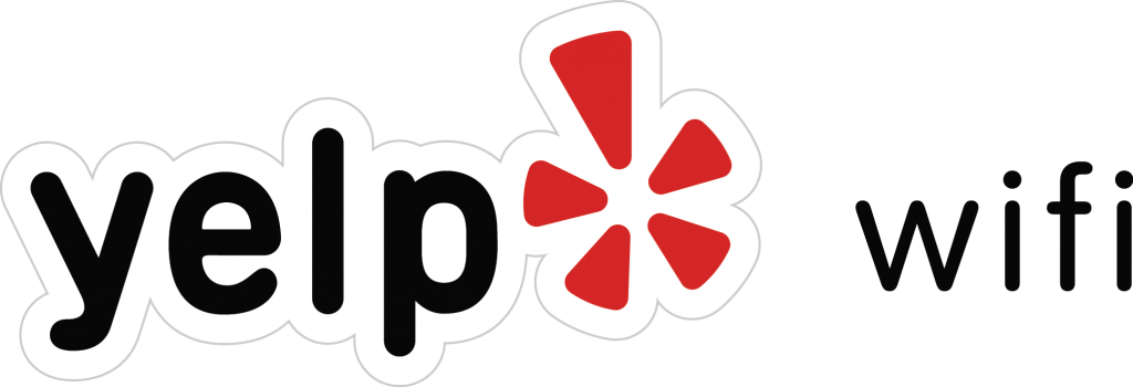 The Synergy Between Yelp's Massive Web Presence And - Yelp Wifi Logo Png (1024x350), Png Download
