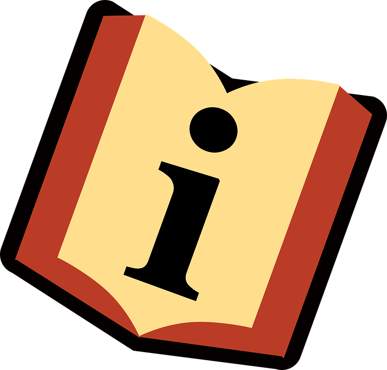 Yellow Information Free Vector Graphic On Pixabay - Information Book (754x720), Png Download