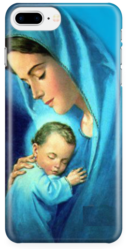 Mother Maria And Baby Jesus - Gospel Luke 2 16 21 (1024x1024), Png Download