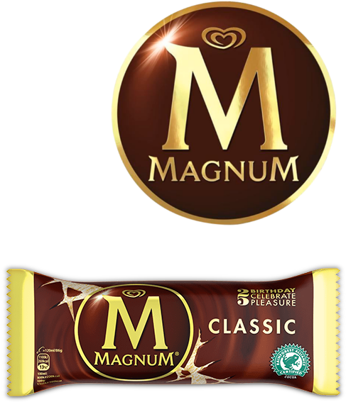 Magnum - White Magnum Ice Cream (734x673), Png Download