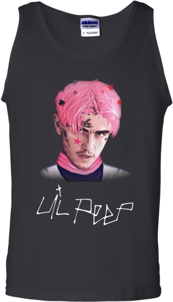 Lil Peep Tank Top Face Painting - Help More Bees Plant More Trees (1155x1155), Png Download