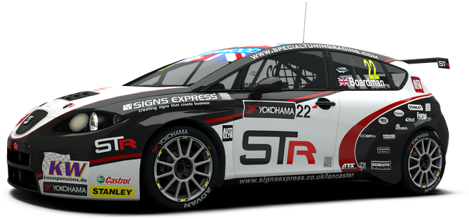 Seat León Wtcc - Transparent Racing Seat Leon Car (790x395), Png Download