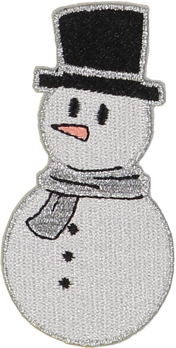 Snowman Patch - Snowman (666x1315), Png Download