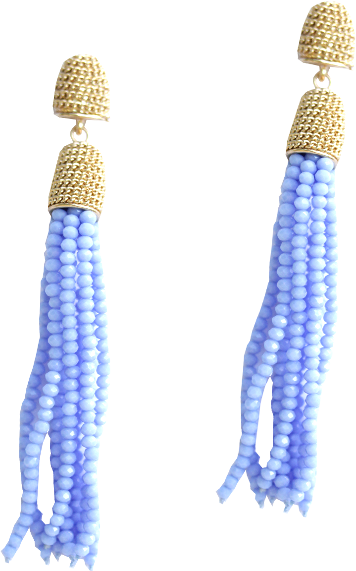Powder Blue Tassel Drops - Bead (1440x1440), Png Download
