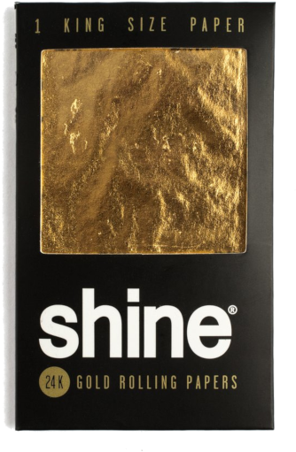 Shine 24k Gold - Shine Gold Rolling Papers (640x640), Png Download