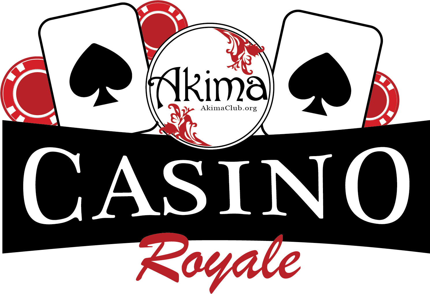 Home - Casino Night Logo (1489x1047), Png Download