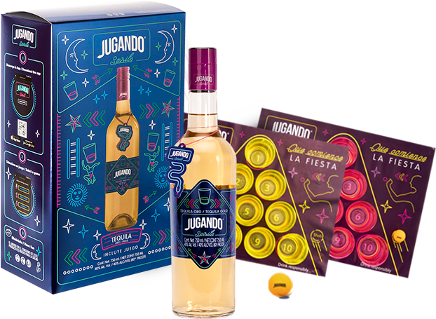 Jugando® Tequila Atinale Al Vaso - Jugando Spirits (700x700), Png Download