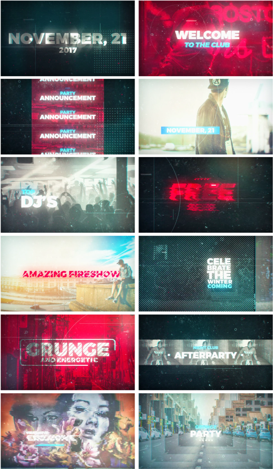 Grunge Party Promo - Flyer (616x1000), Png Download