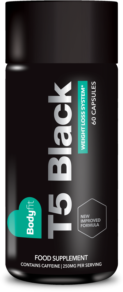 T5 Black Fat Burners (1080x1080), Png Download