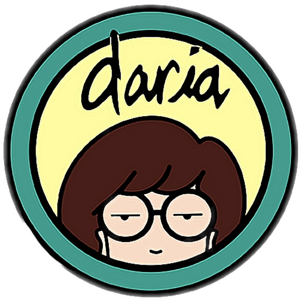 #tumblr #grunge #daria #teen #summer#freetoedit - Daria Logo Png (1024x1016), Png Download