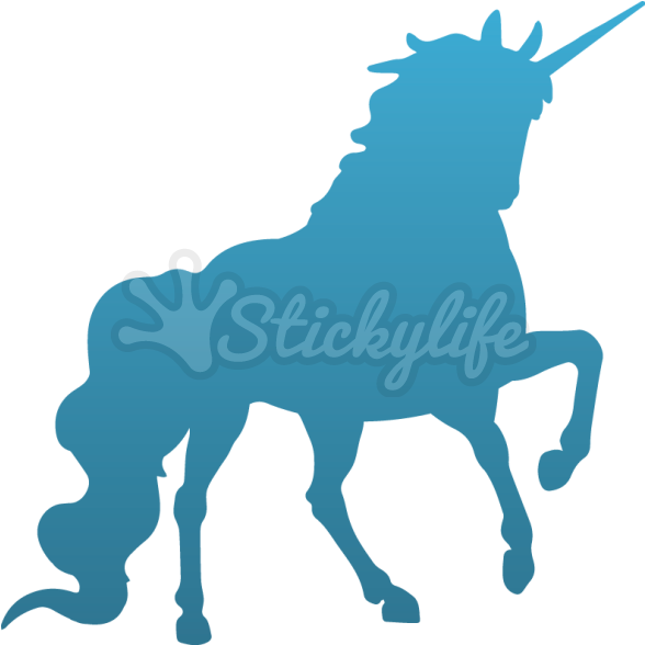 Unicorn Decal - Unicorn Silhouette Png Clipart (940x587), Png Download